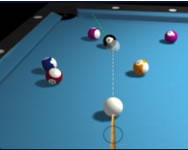 3D billiard 8 ball pool retro HTML5 jtk