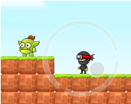 Angry ninja game retro HTML5 jtk